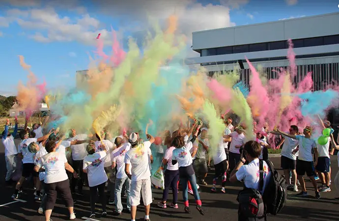 Color run chez Cadiou industrie